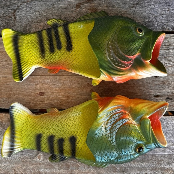 Fish Slippers Beach Shoes Non-Slip Shoes Creative Bass Funny Slippers - Picture 11 of 11